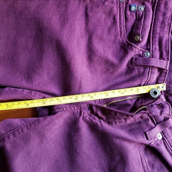 AG Adriano Goldschmied The Stevie Ankle Slim Straight Leg Purple Size 26R - Picture 11 of 15